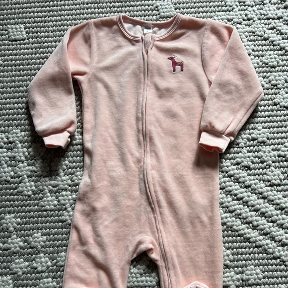 NWOT Petit Lem - velour sleeper. Size 18m - Picture 2 of 7